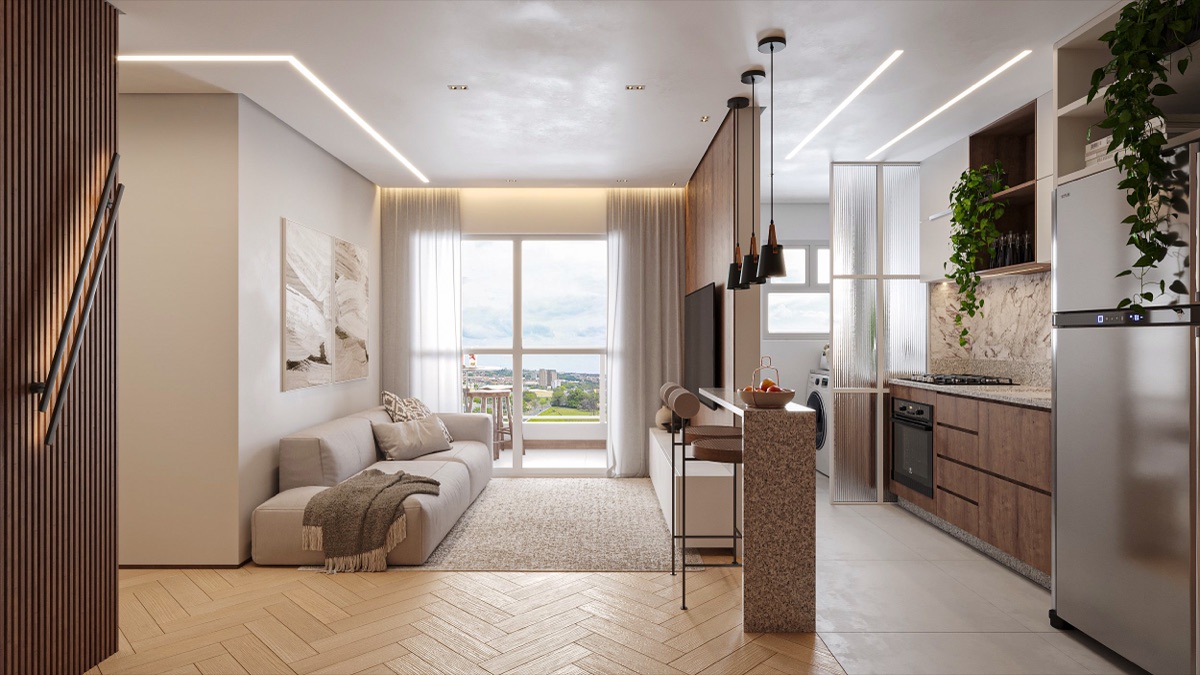 Living 66m²